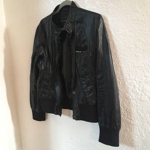 Members Only Black Windbreaker